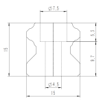 linear guide rail 15 drawing