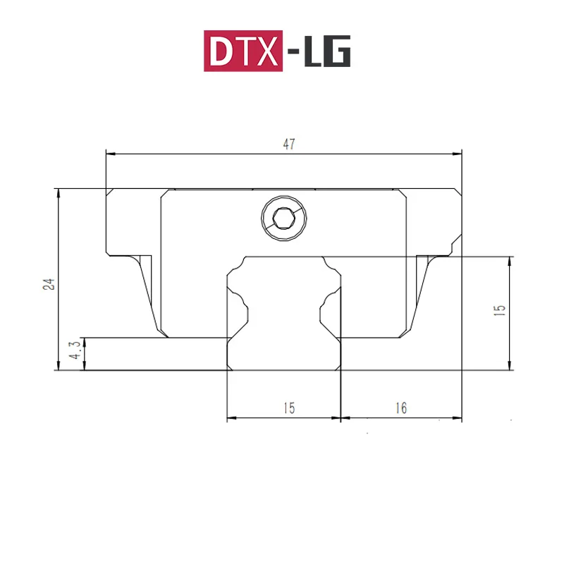 Ball Linear Guide Set Design SGW15CA-CB-CC