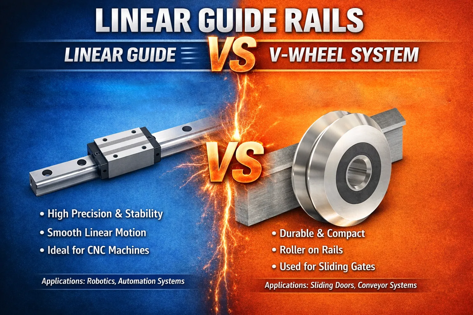 Linear rails VS v-wheels