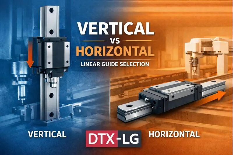 Lựa chọn ray dẫn hướng tuyến tính theo phương đứng và phương ngang