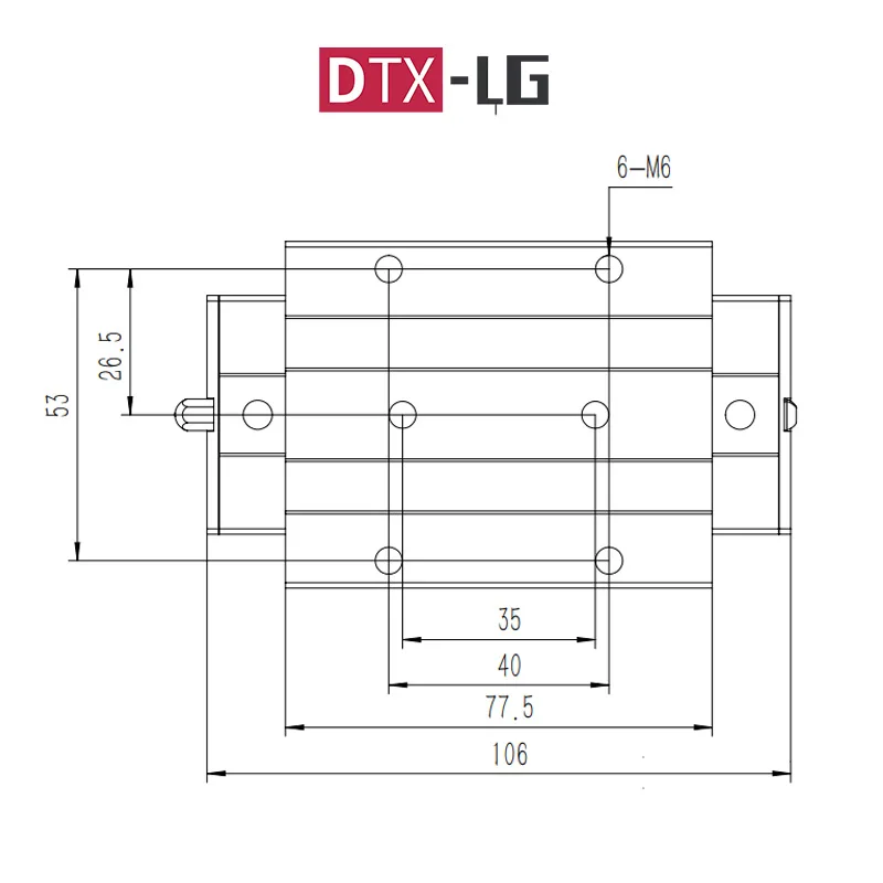 roller linear guide slider SRW20HC